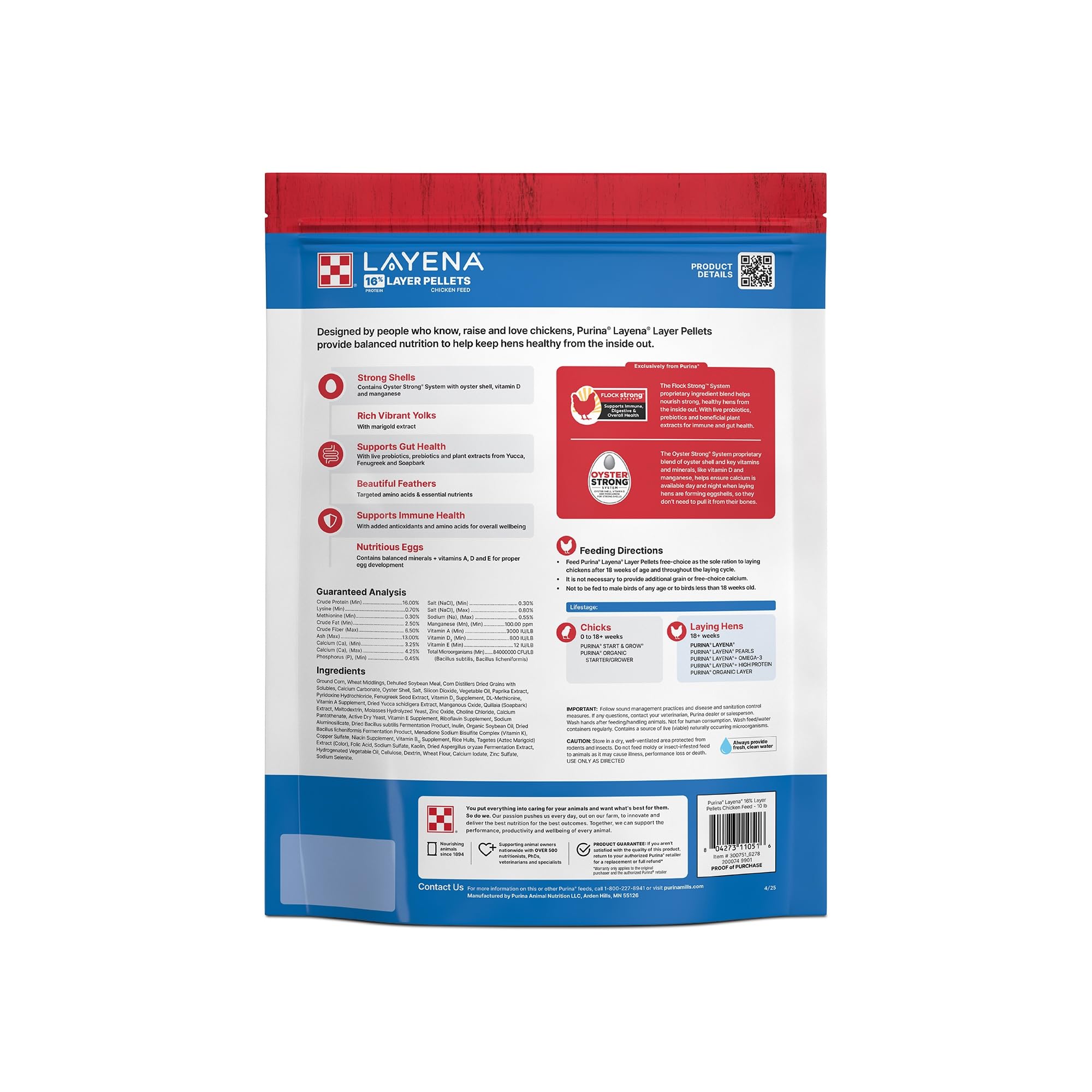Purina Layena Pellets: pellets de textura uniforme para ingestión eficiente.