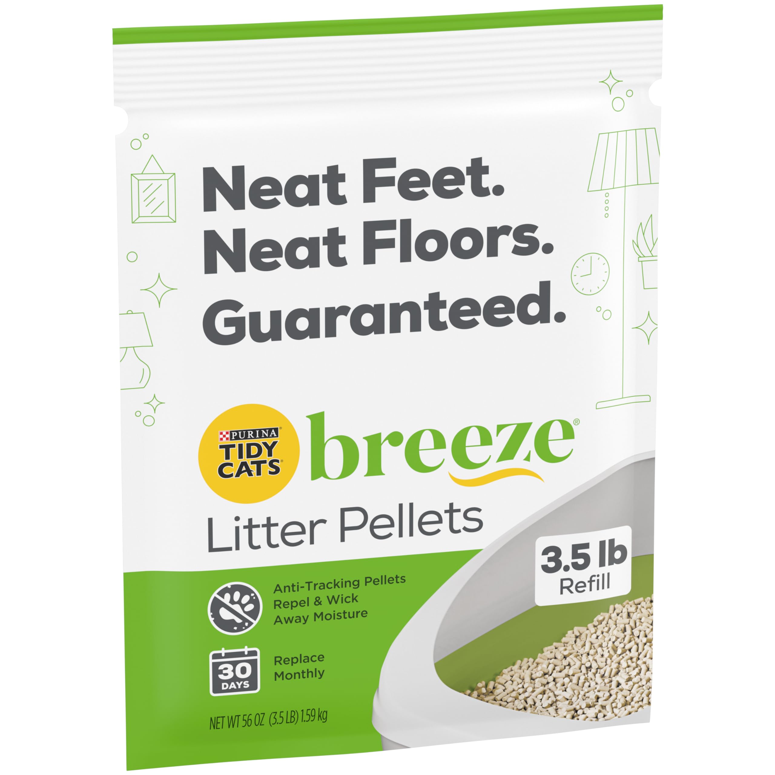 Purina Litter Tidy Cat Breeze pellets para control de olor multi-gatos