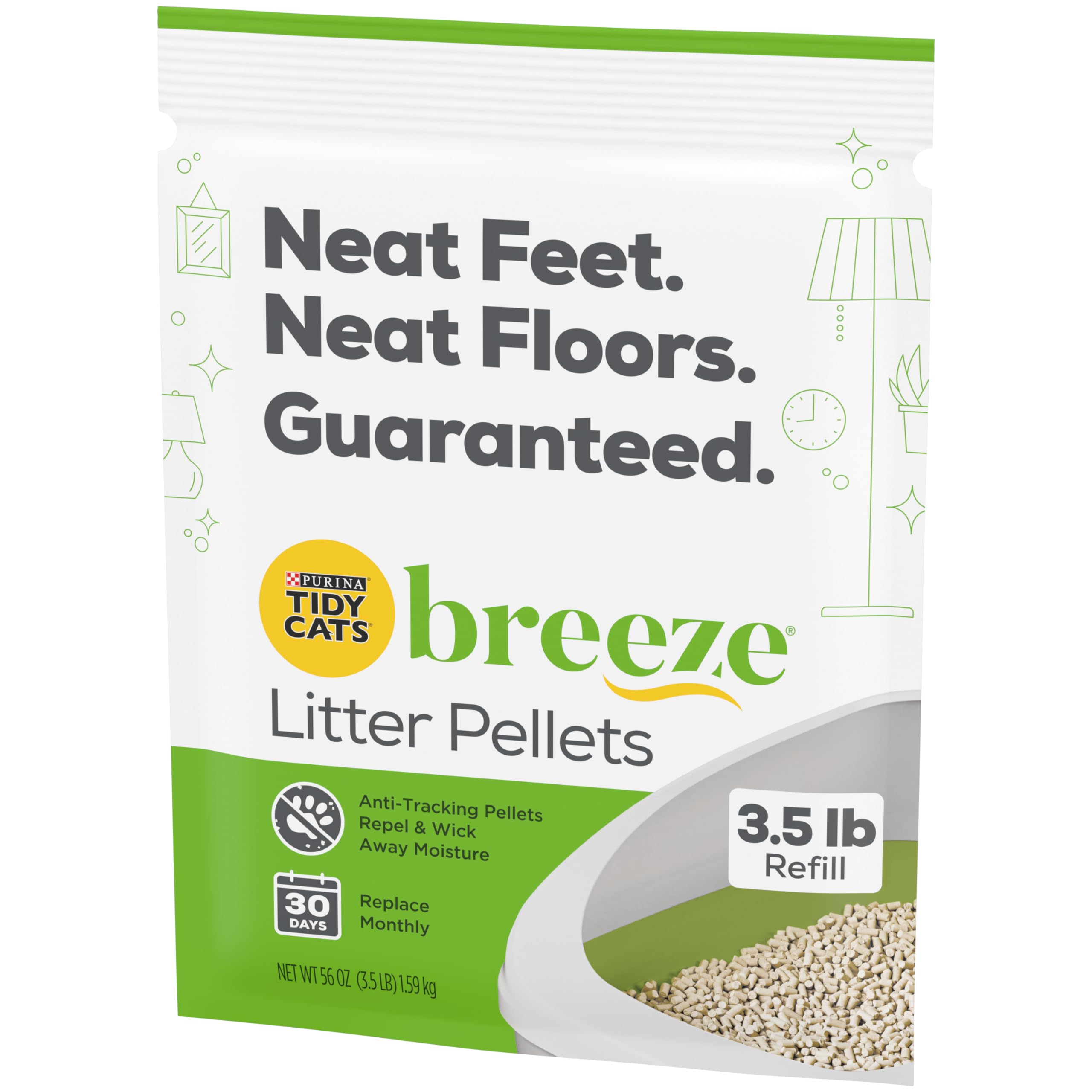 Purina Litter Tidy Cat Breeze pellets libres de polvo 99.9%