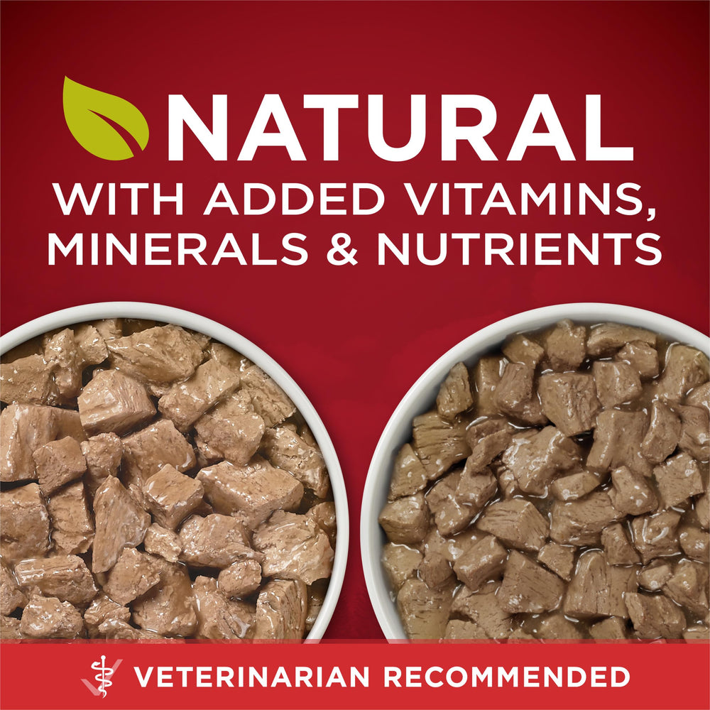 Purina ONE proteína alta para perros adultos en salsa apetecible.