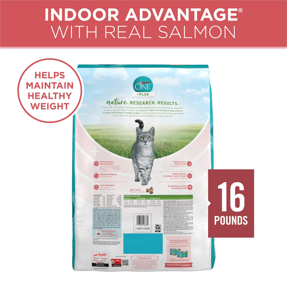 Purina ONE croquetas antioxidantes para apoyo inmune diario en interior.