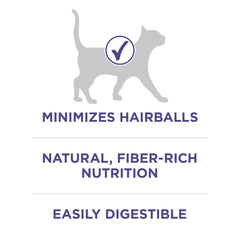 Purina ONE fibra-natural-control-bola-pelo: favorece digestión y control de pelos.