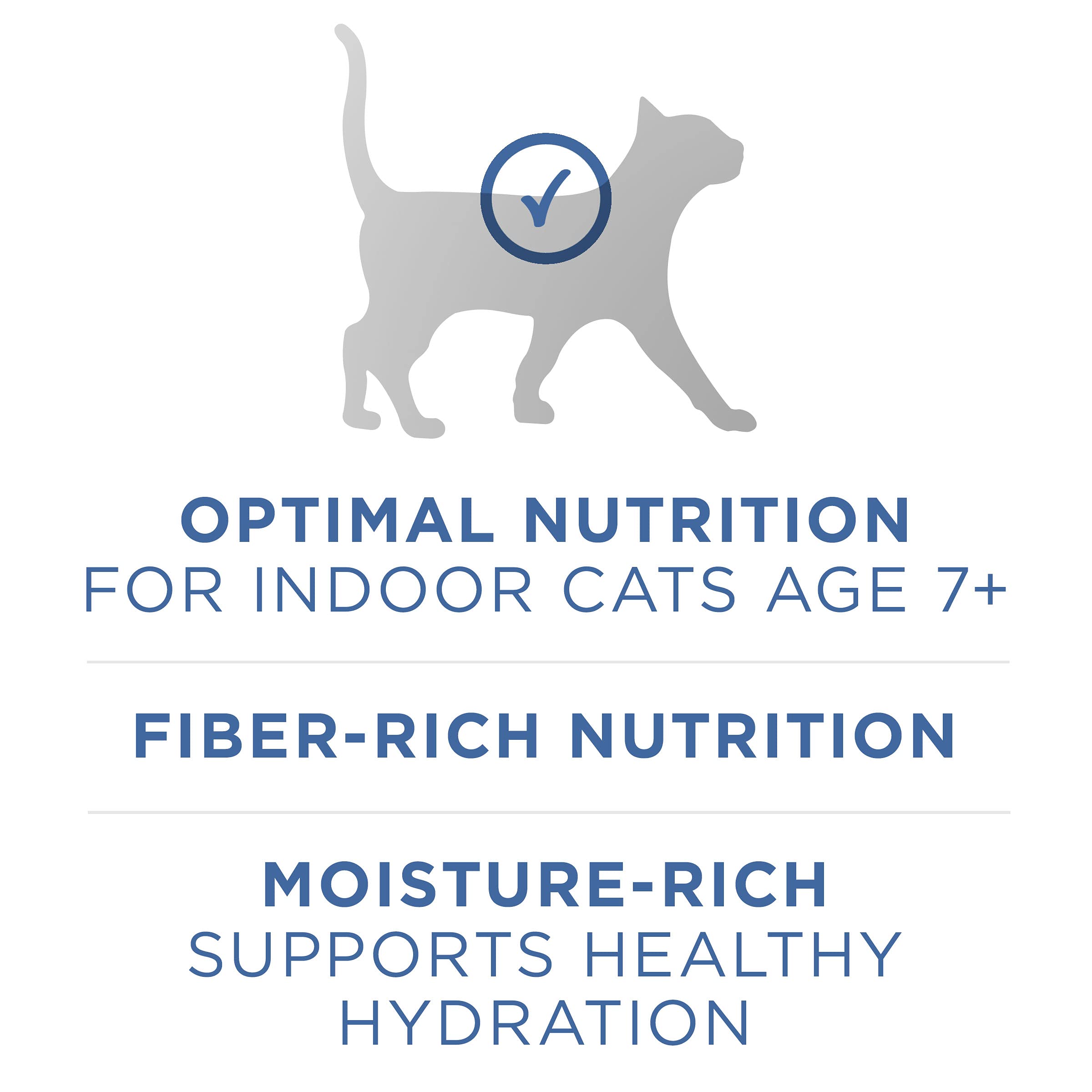 Pate suave con fibra para apoyo digestivo de gatos mayores