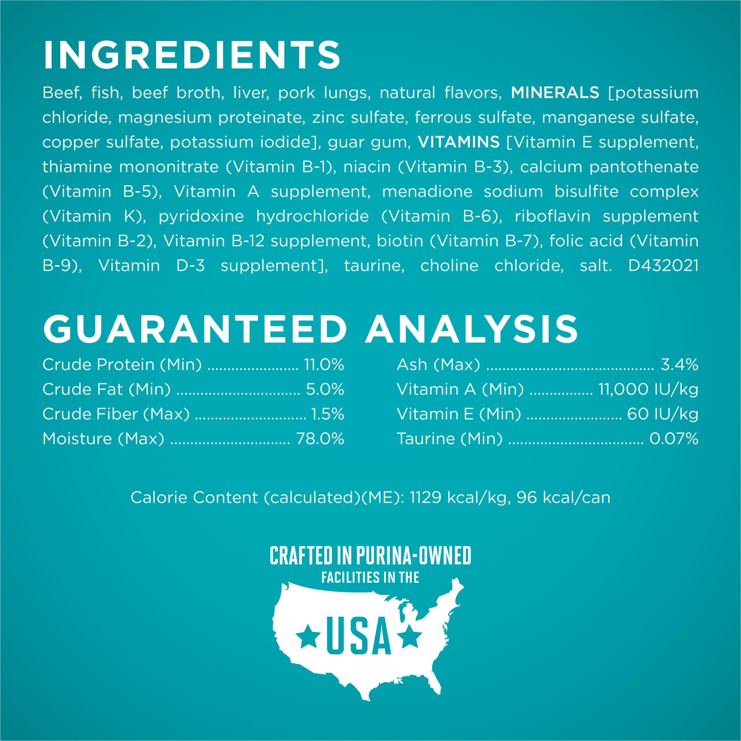 Purina ONE Gato Pate sin conservantes para bienestar diario