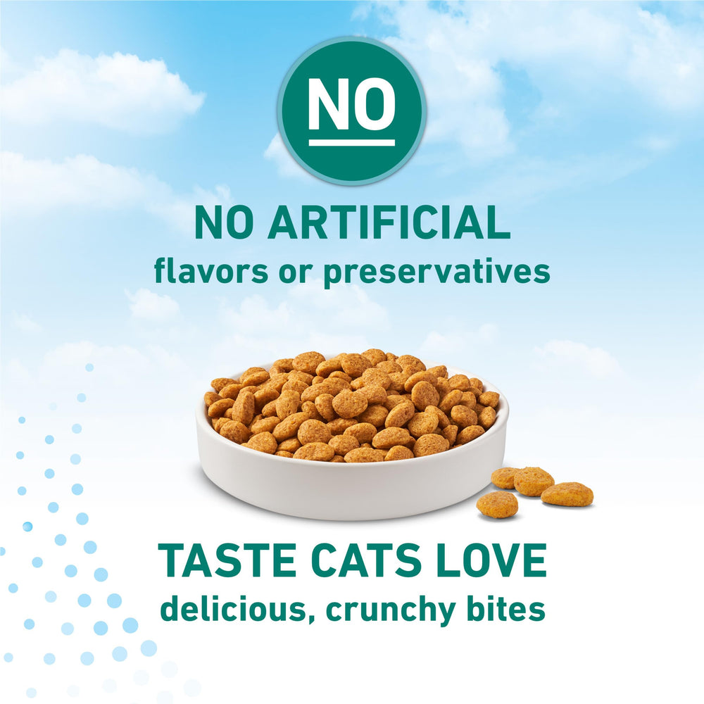 Purina ONE LiveClear alimentación diaria para gatos adultos.