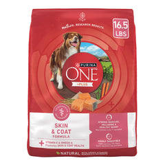 Purina ONE Natural +Plus para perros con estómagos sensibles y nutrición completa.