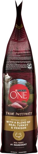 Purina ONE nutrición completa sin rellenos para perros adultos.