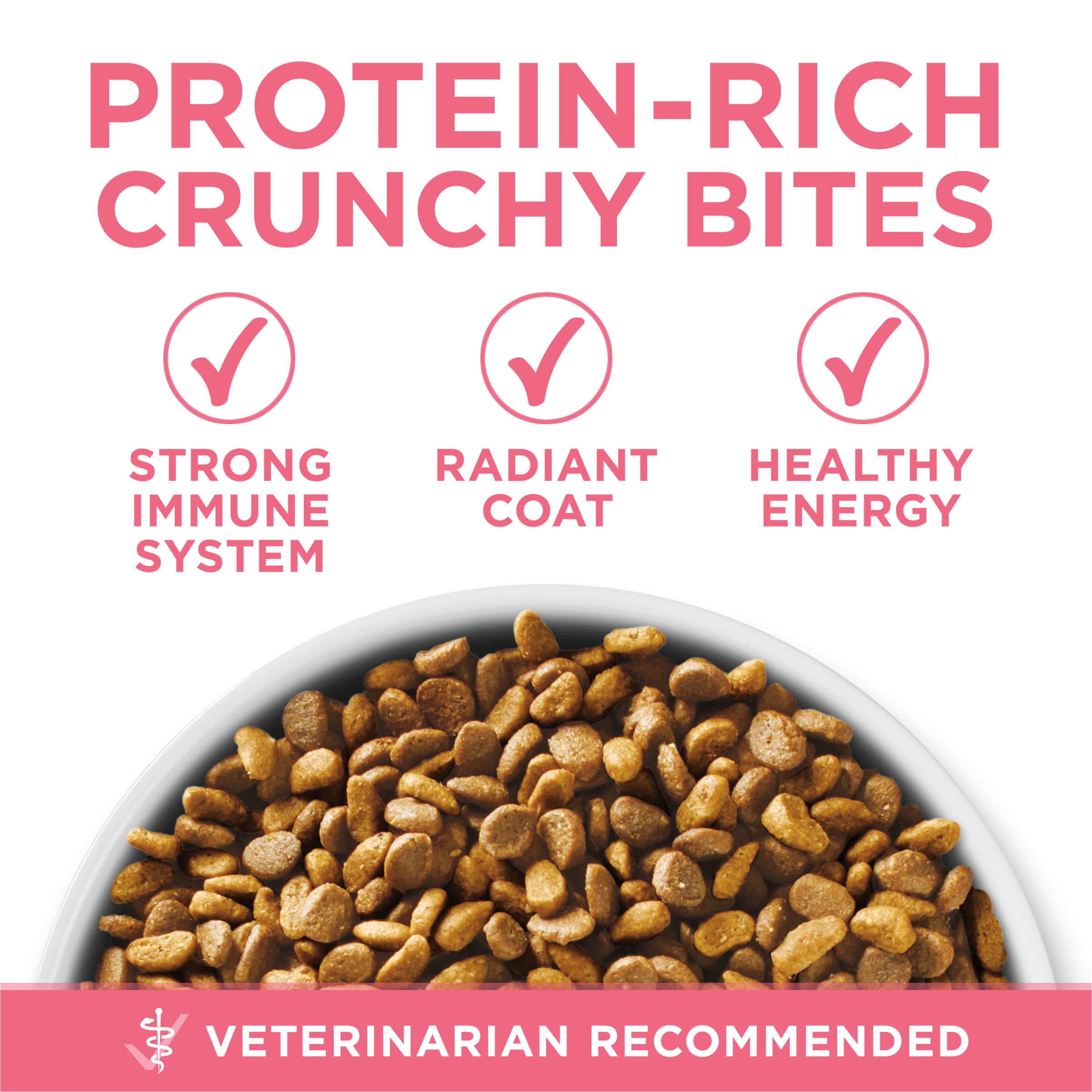 Purina One nutrición completa y equilibrada para gatitos en crecimiento.