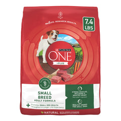 Purina One para razas pequeñas con cordero y arroz, bolsa de 7,4 lb.