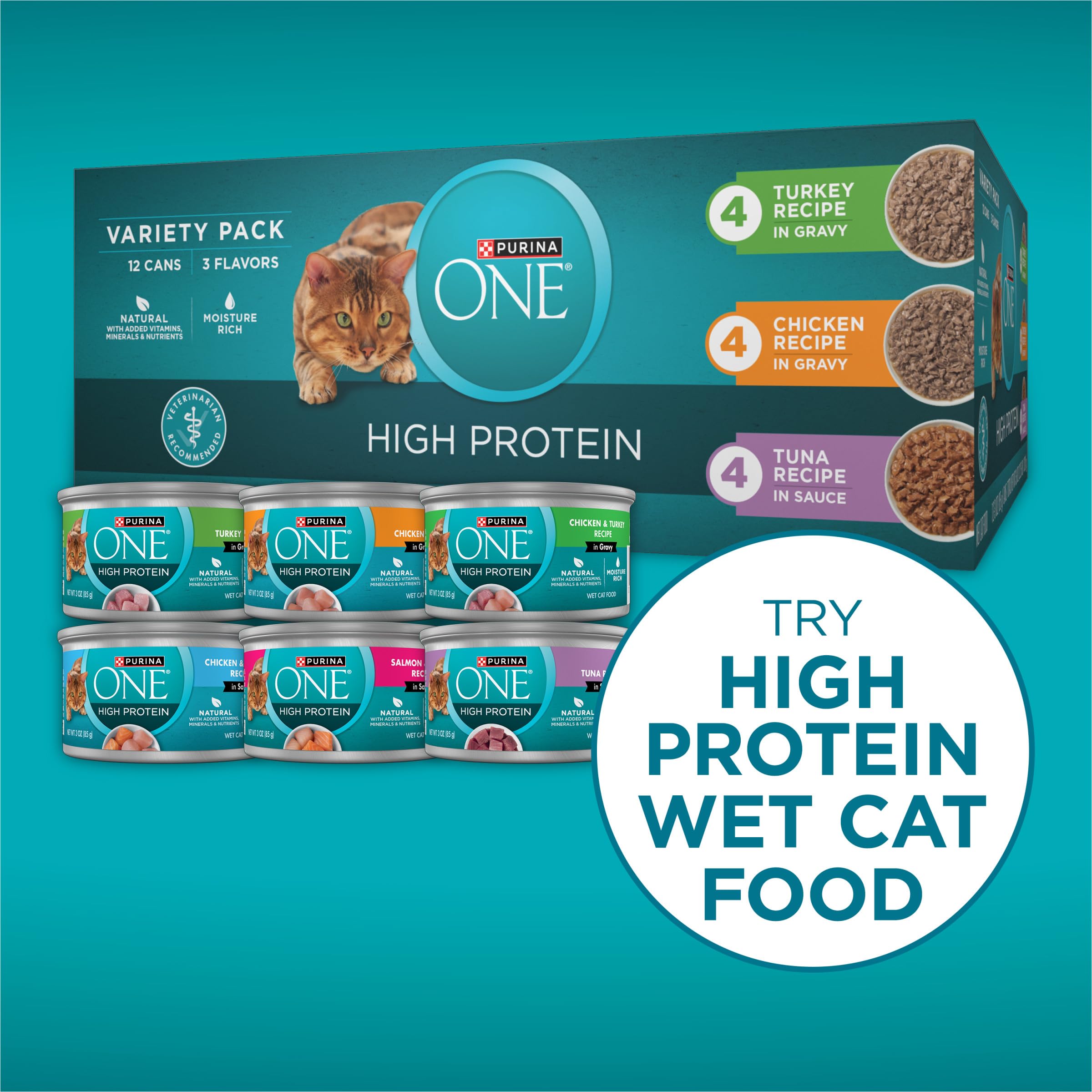 Purina ONE Plus fórmula fácil de digerir para gatos.
