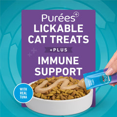 Purina ONE Plus Puré Inmunidad: textura suave ideal para premio entre comidas