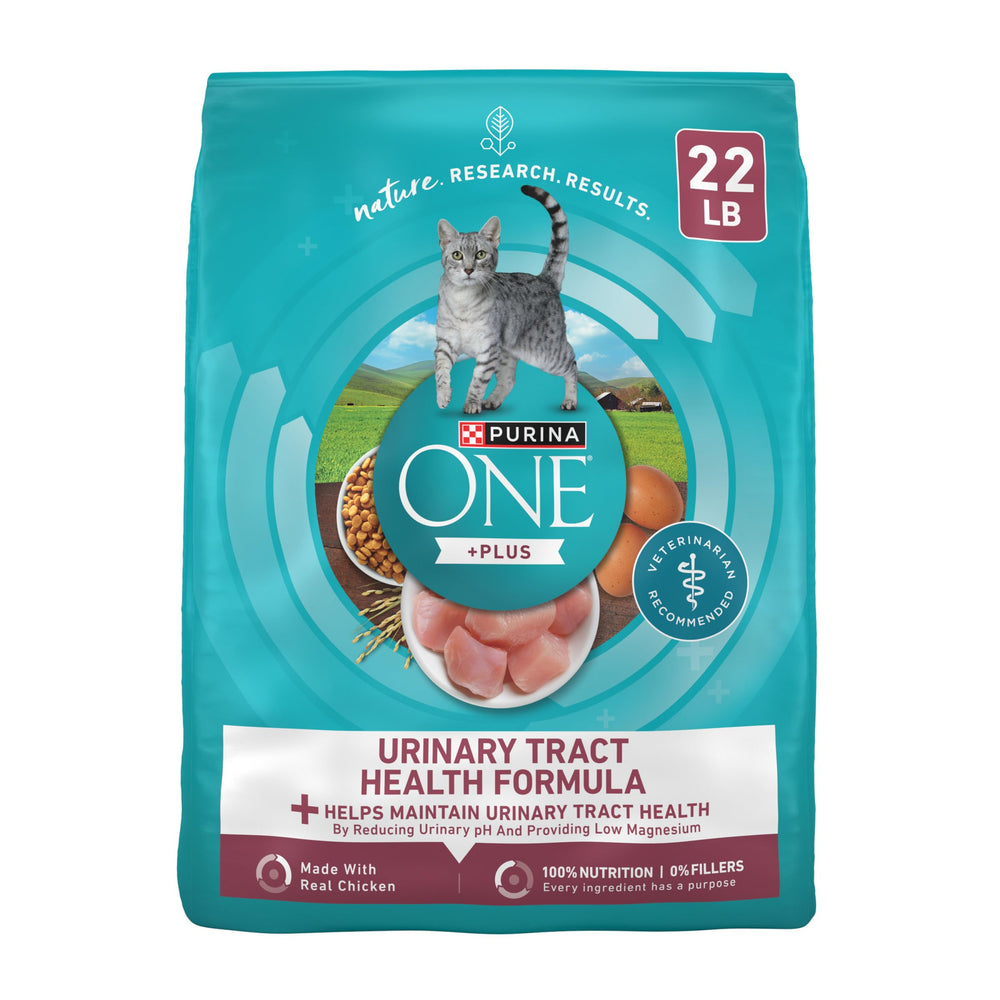 Purina ONE Plus croquetas para tracto urinario: apoyo potencial a la salud urinaria.