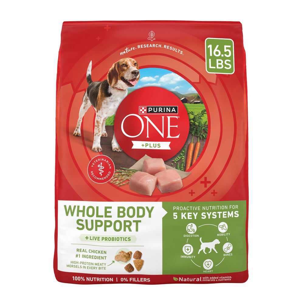 Purina ONE Plus en bolsa, pollo real para nutrición diaria