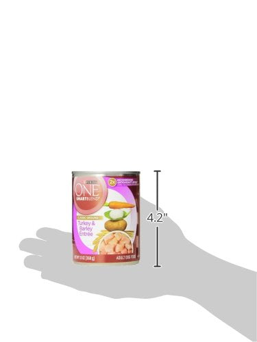 Textura pate de Purina ONE Plus, fácil de masticar para perros mayores.
