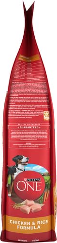 Purina ONE: ingredientes de calidad para nutrición equilibrada en perros adultos.
