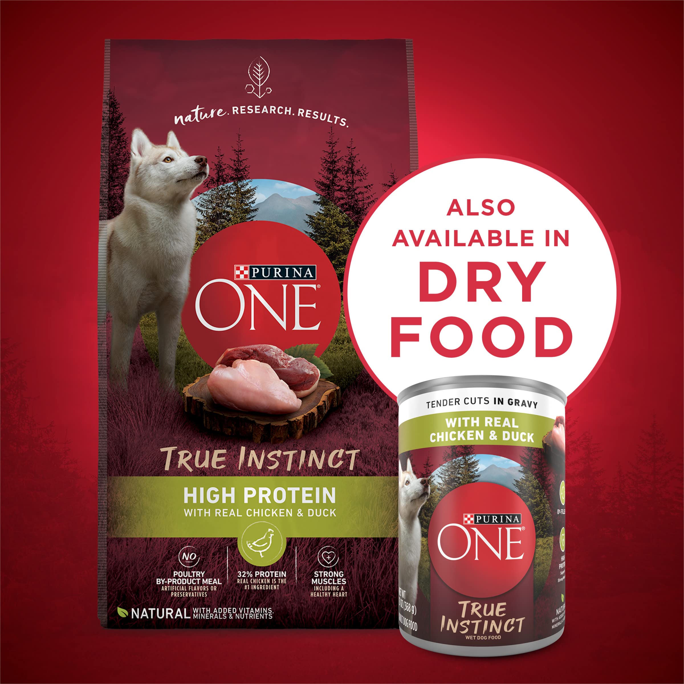 Purina ONE salsa de carne sabrosa que mejora la experiencia de comer.