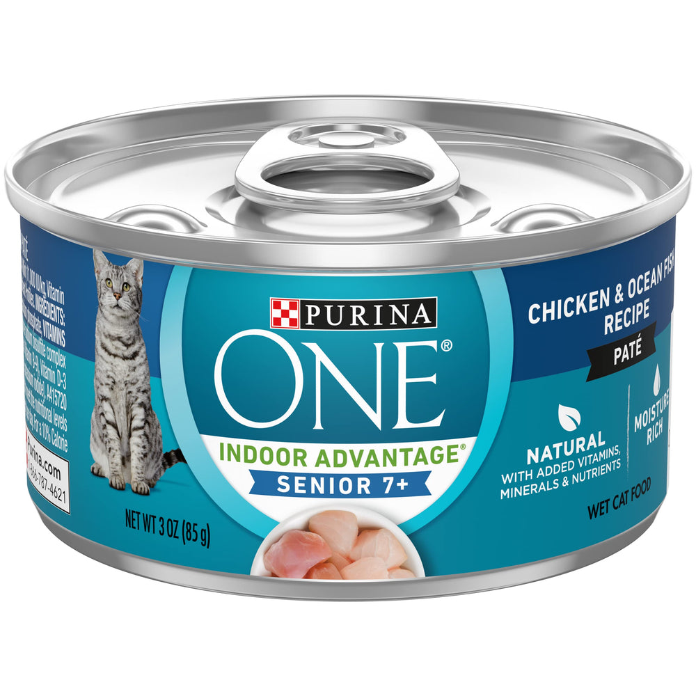 Purina ONE senior sin granos pate en lata 85 g