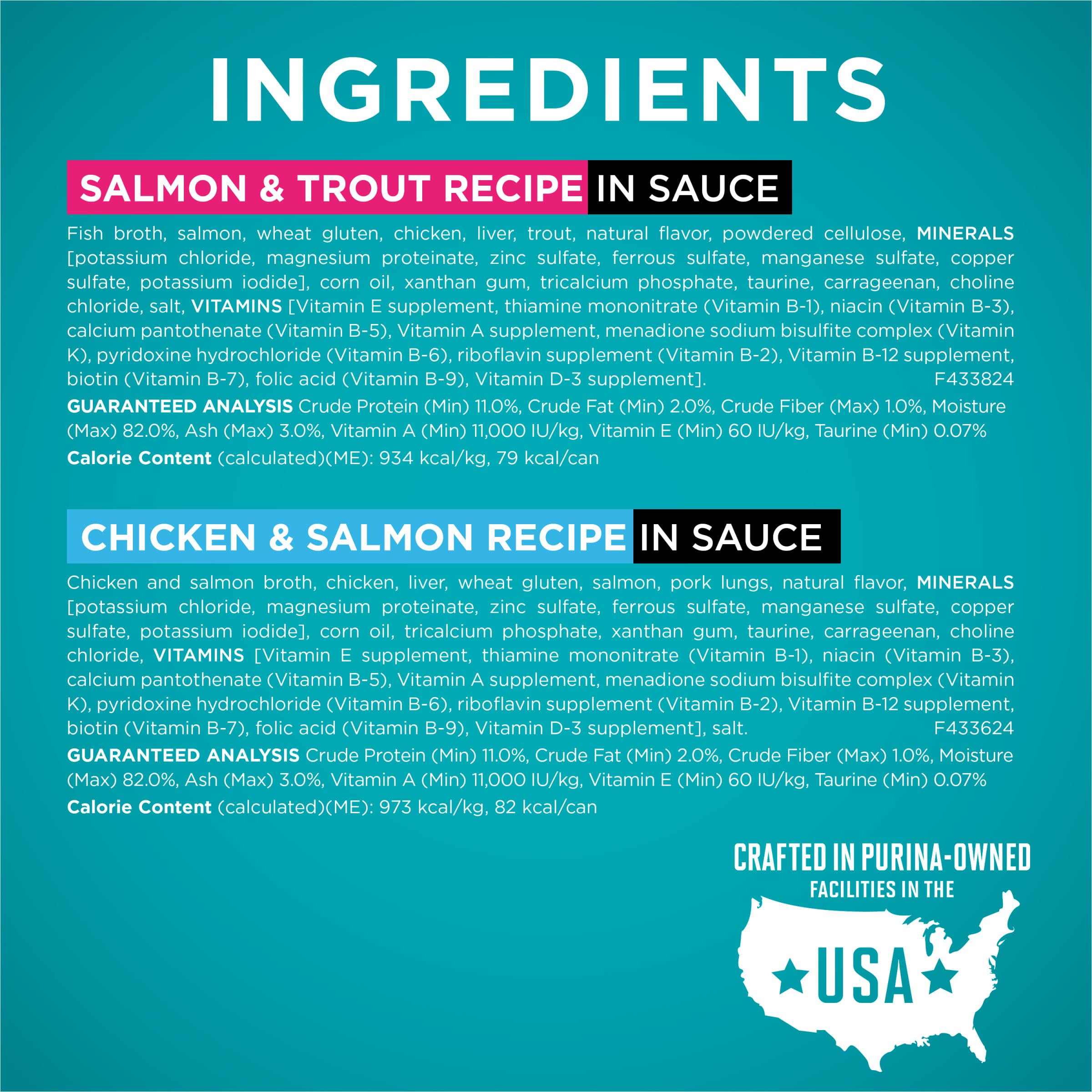 Purina ONE sin rellenos en lata, ingredientes con propósito.