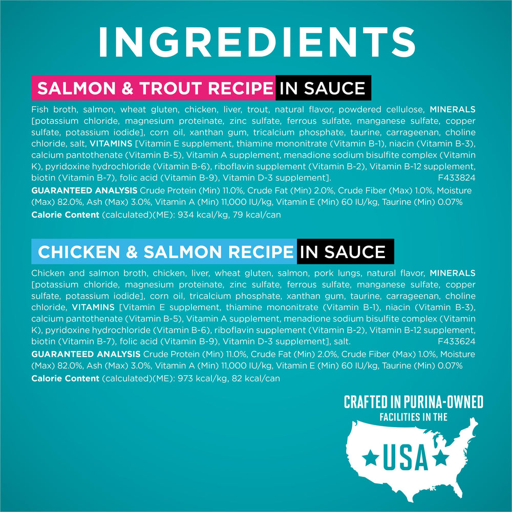 Purina ONE sin rellenos en lata, ingredientes con propósito.