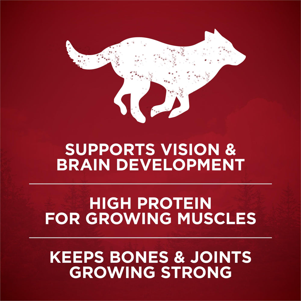Purina ONE True Instinct kibble crujiente con trocitos para cachorros activos