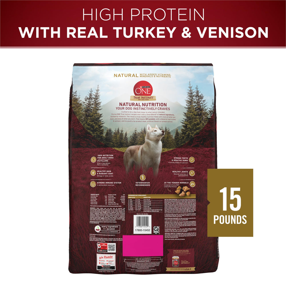 Purina ONE True Instinct glucosamina natural para articulaciones sanas.