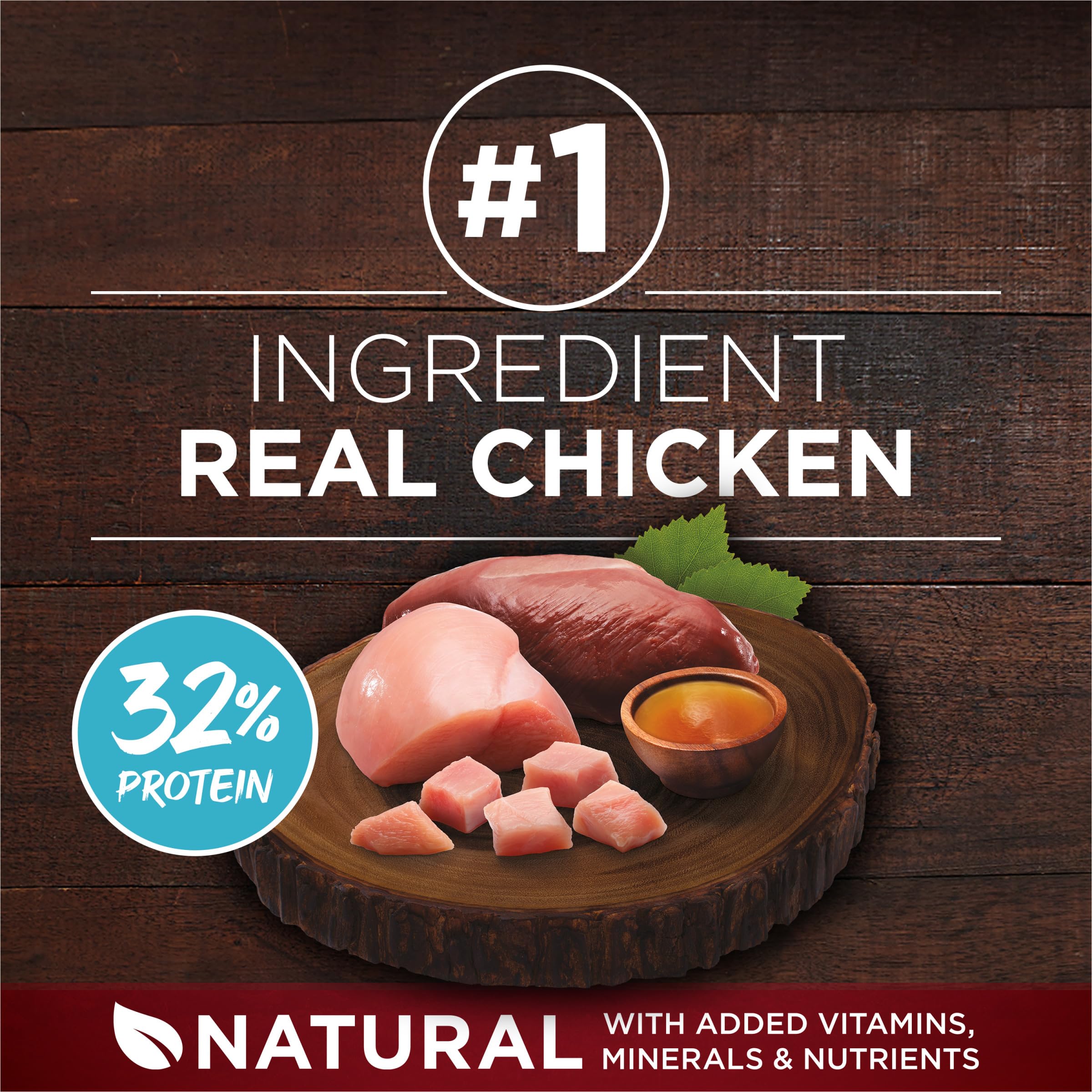 Purina ONE True Instinct croquetas de pollo y pato, sabor real para cachorros