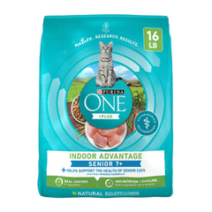 Purina ONE Ventaja para Gatos de Interior, pollo real como ingrediente principal para músculos fuertes