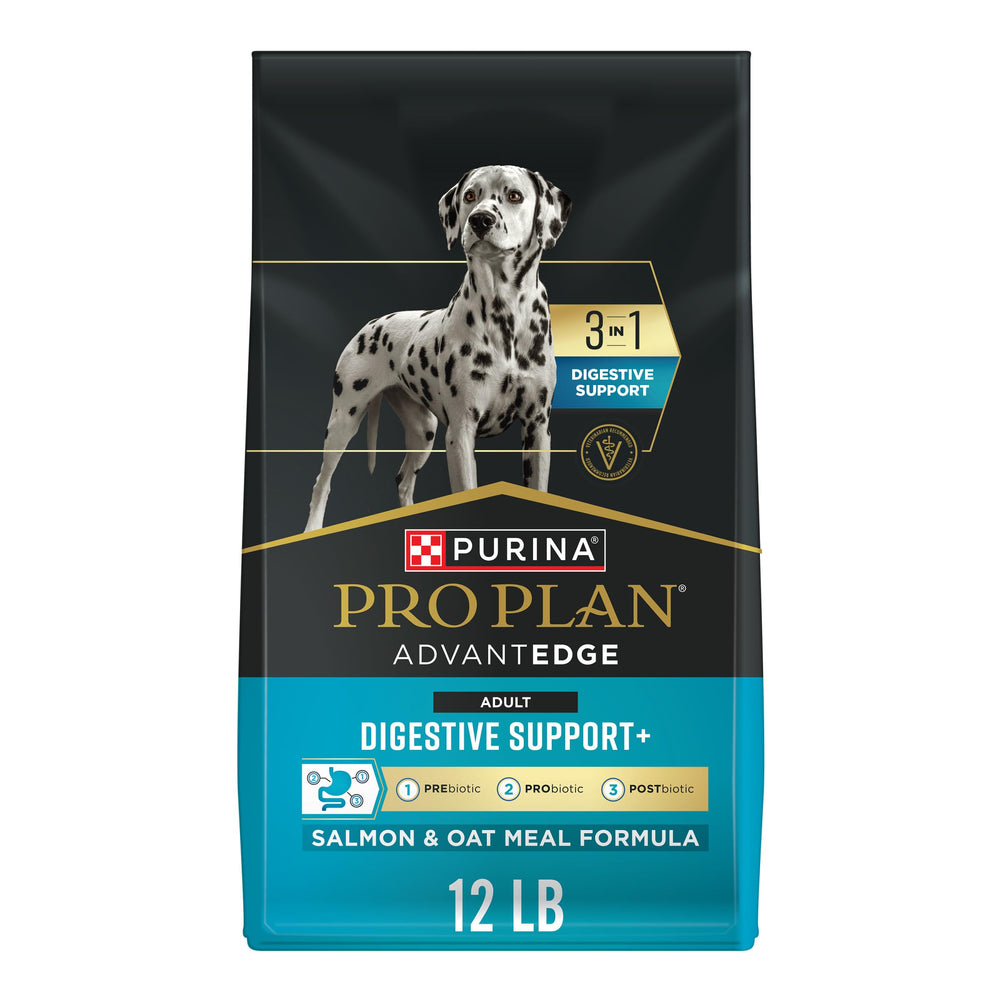 Purina Pro Plan AdvantEDGE Digestive Support con salmón y avena para perros, apoyo digestivo diario.