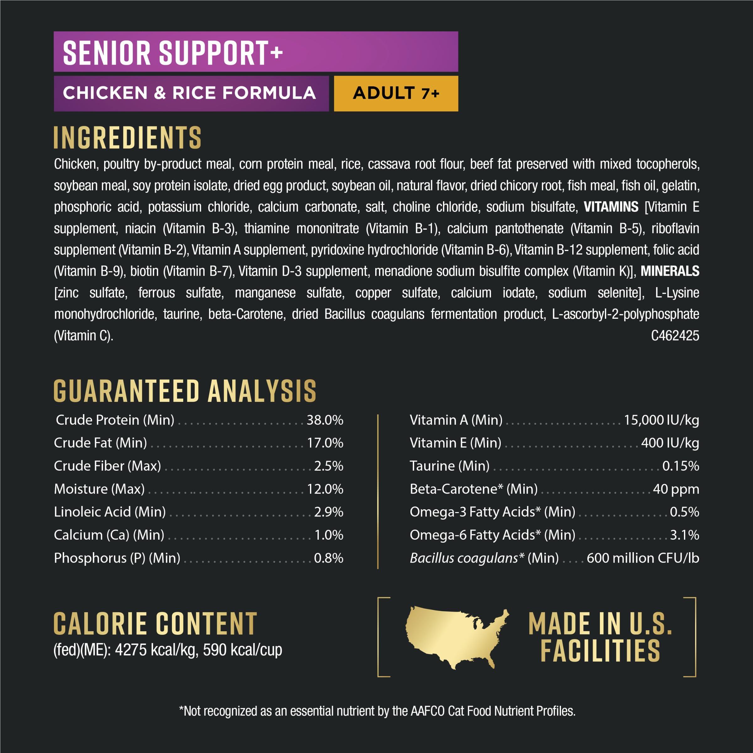 Purina Pro Plan AdvantEDGE, formulado para apoyar un peso saludable y envejecimiento equilibrado.