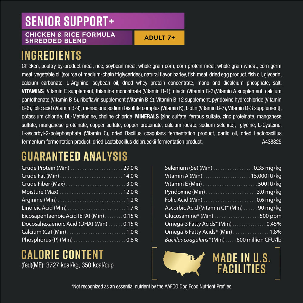 Purina Pro Plan AdvantEDGE Senior Support Plus, aroma agradable y sabor a pollo.