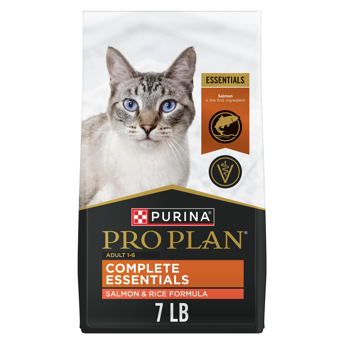 Purina Pro Plan: alimento seco para gatos con salmón como primer ingrediente.