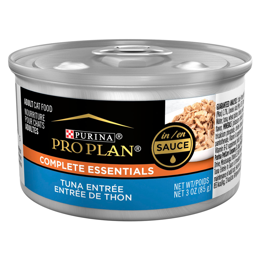 Purina Pro Plan entrada de atún en salsa, lata de 3 oz para gatos