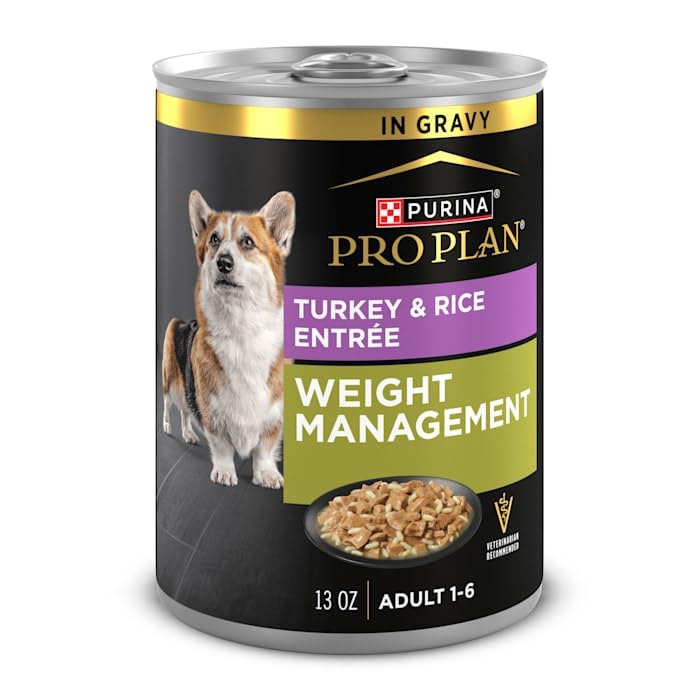 Purina Pro Plan bocados de pavo y arroz en salsa para pelaje saludable.
