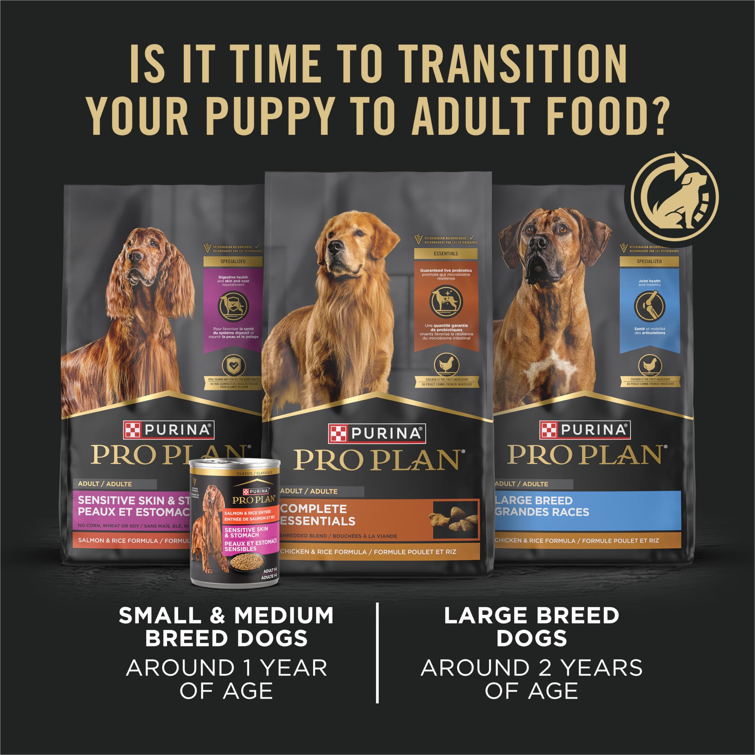 Purina Pro Plan refuerzo del sistema inmunológico para cachorros, lata de 375 g