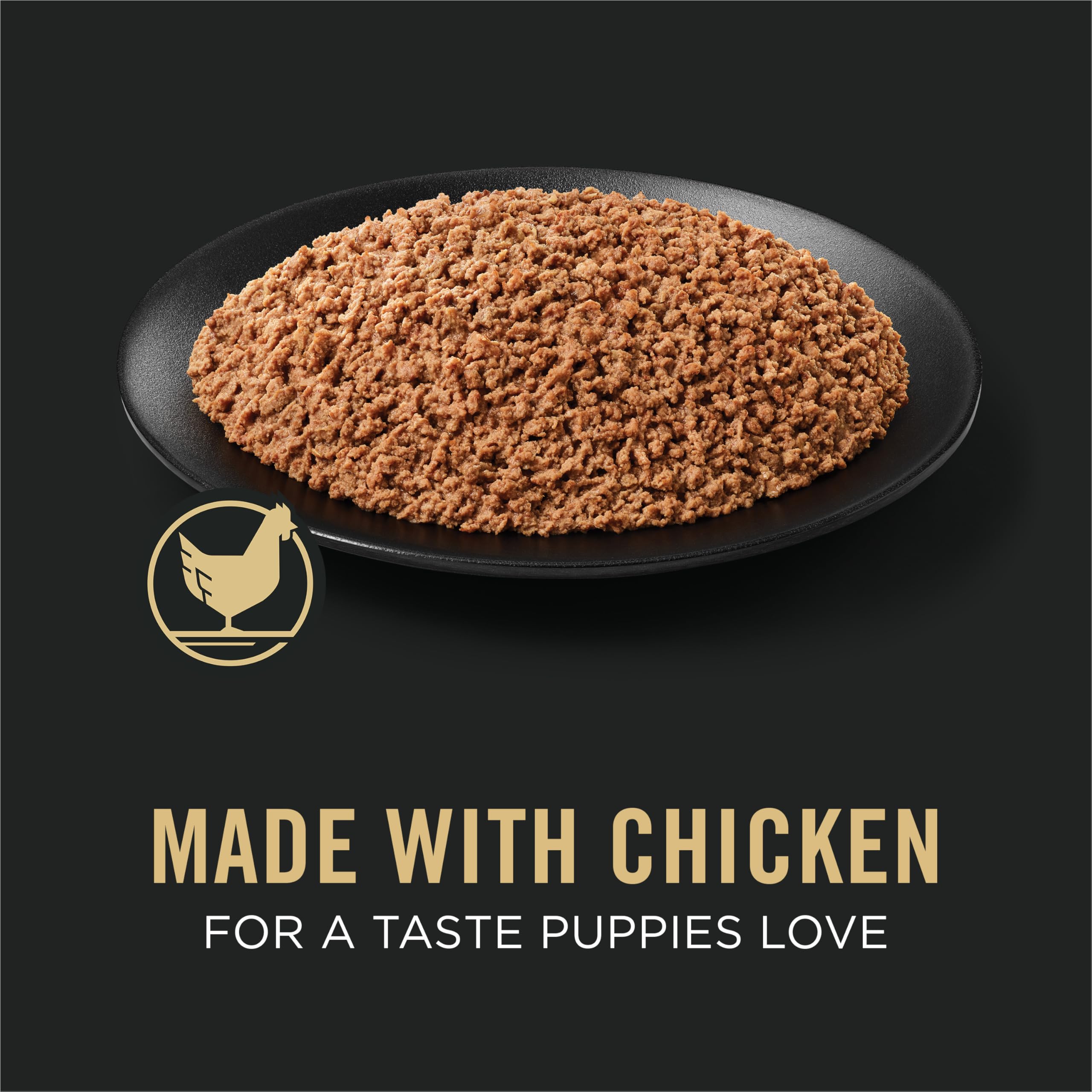Purina Pro Plan fórmula sin maíz, trigo ni soja, lata de 375 g para cachorro