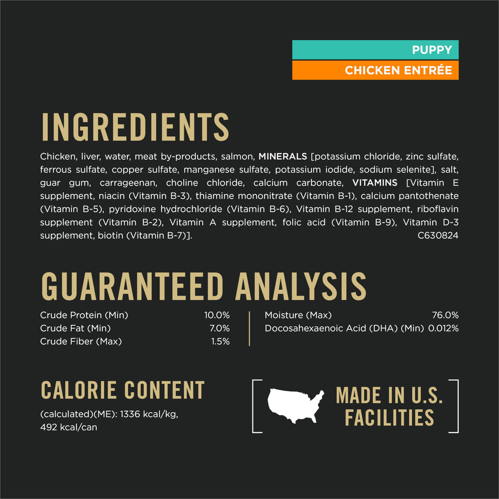 Purina Pro Plan sin colorantes ni conservantes artificiales, lata de 375 g