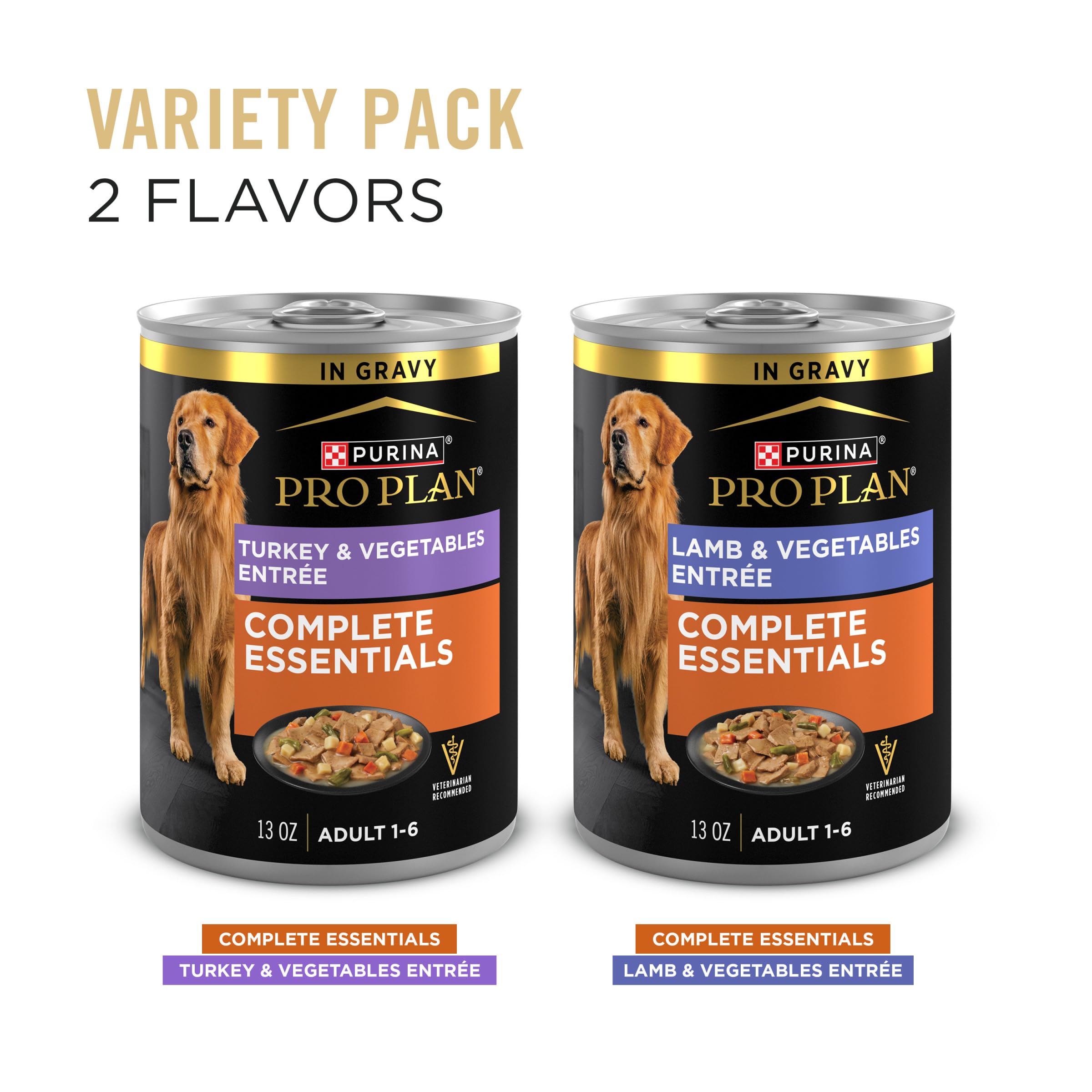 Purina Pro Plan Complete Essentials: plato con trozos de cordero, textura sabrosa para el día a día.