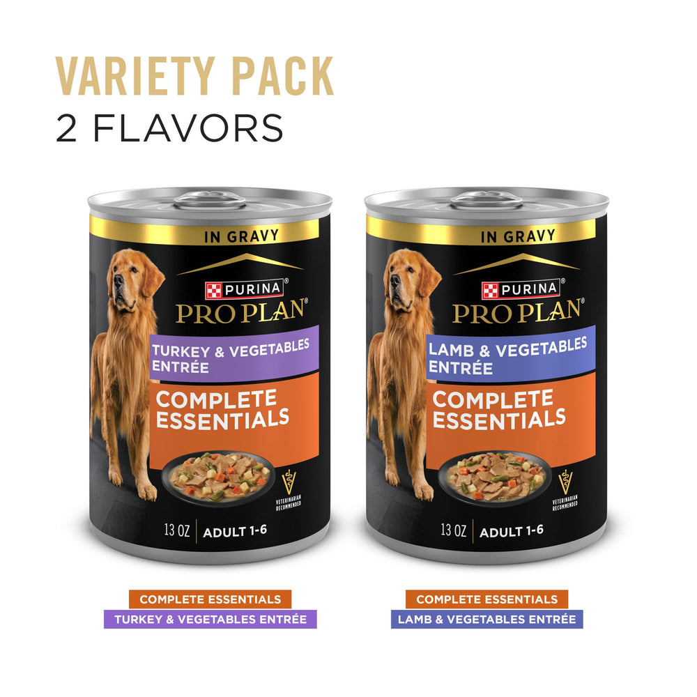 Purina Pro Plan Complete Essentials: plato con trozos de cordero, textura sabrosa para el día a día.