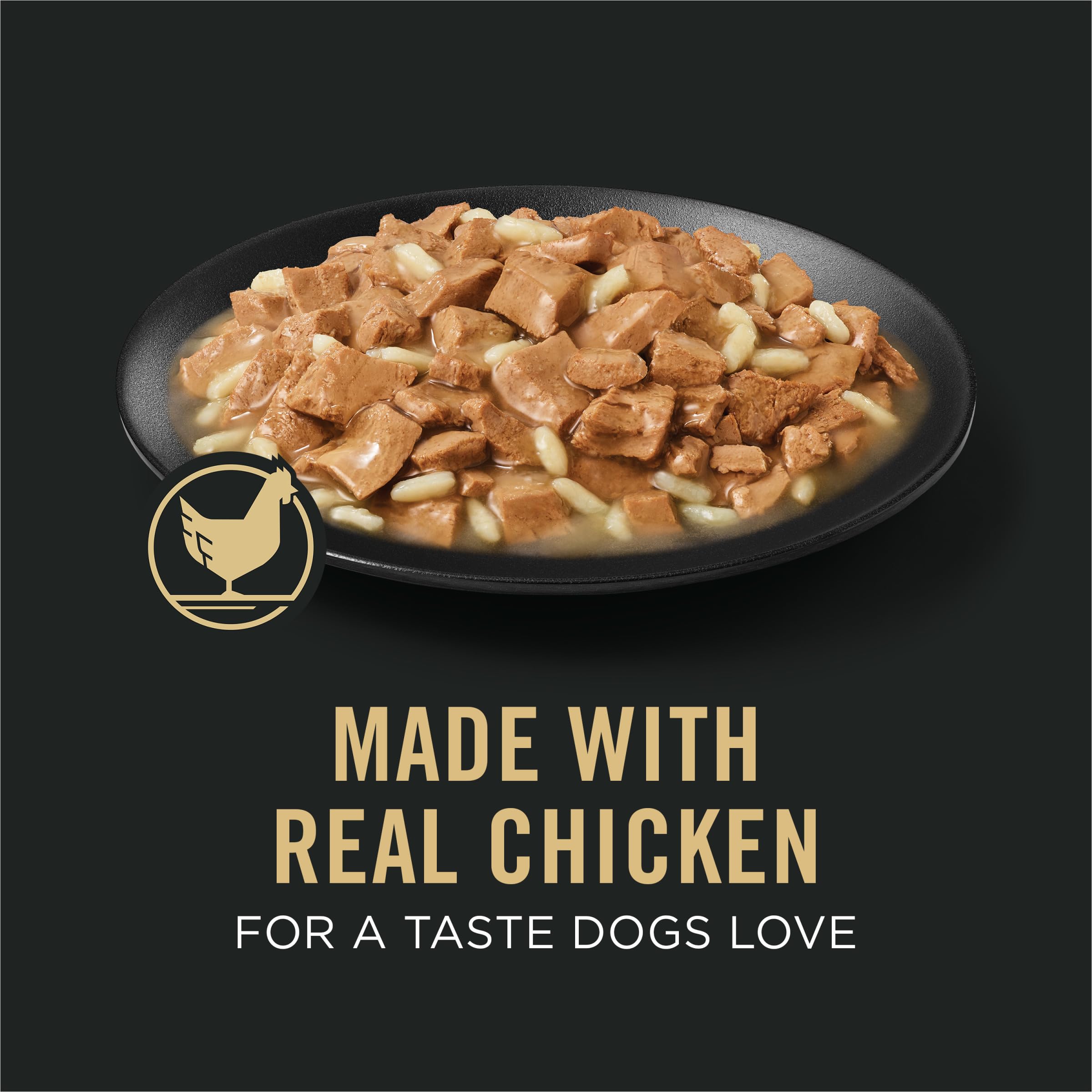 Purina Pro Plan Control de Peso lata con salsa espesa, apta para perros.