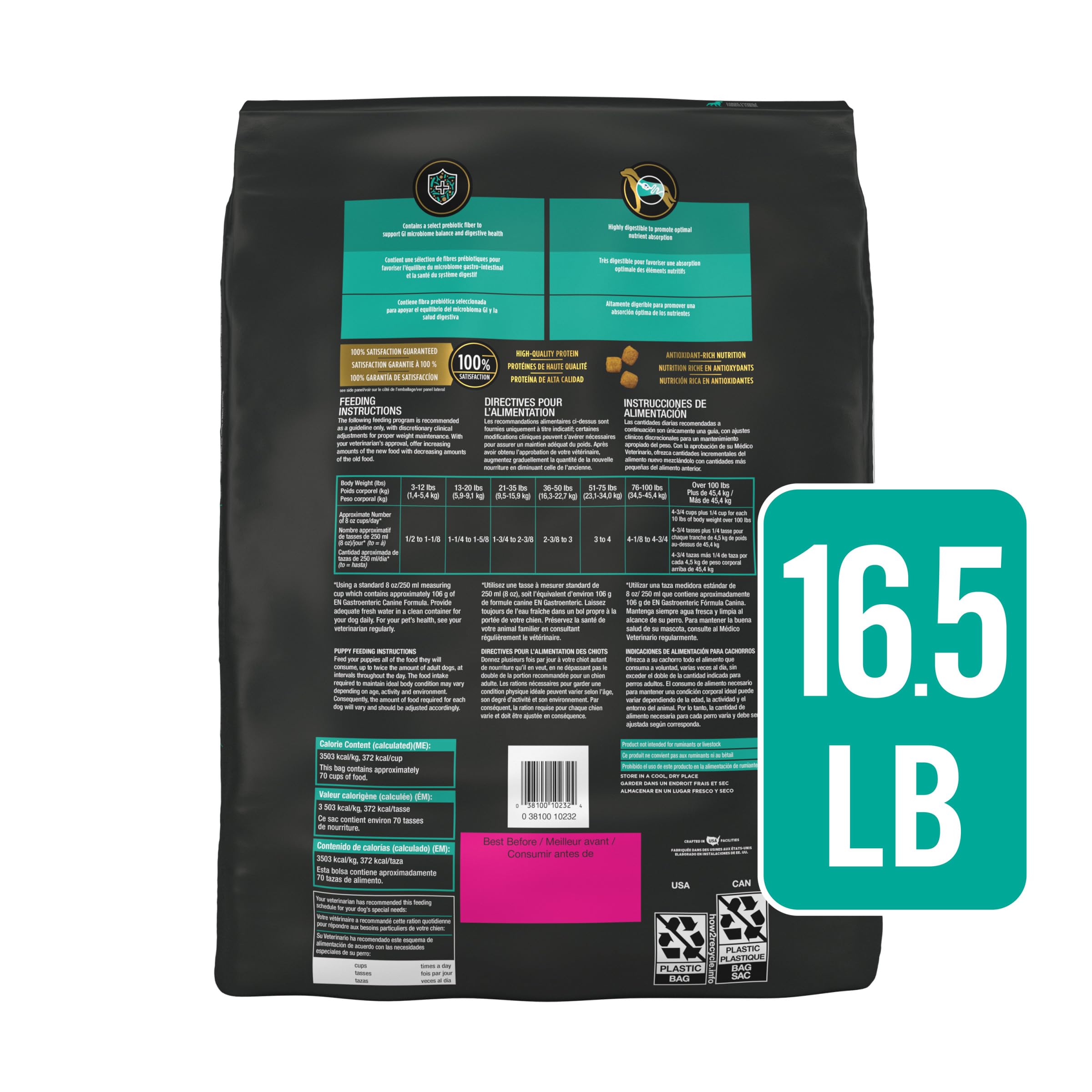 Purina Pro Plan Dietas Veterinarias Gastroenterico Canino apoyo a la motilidad intestinal