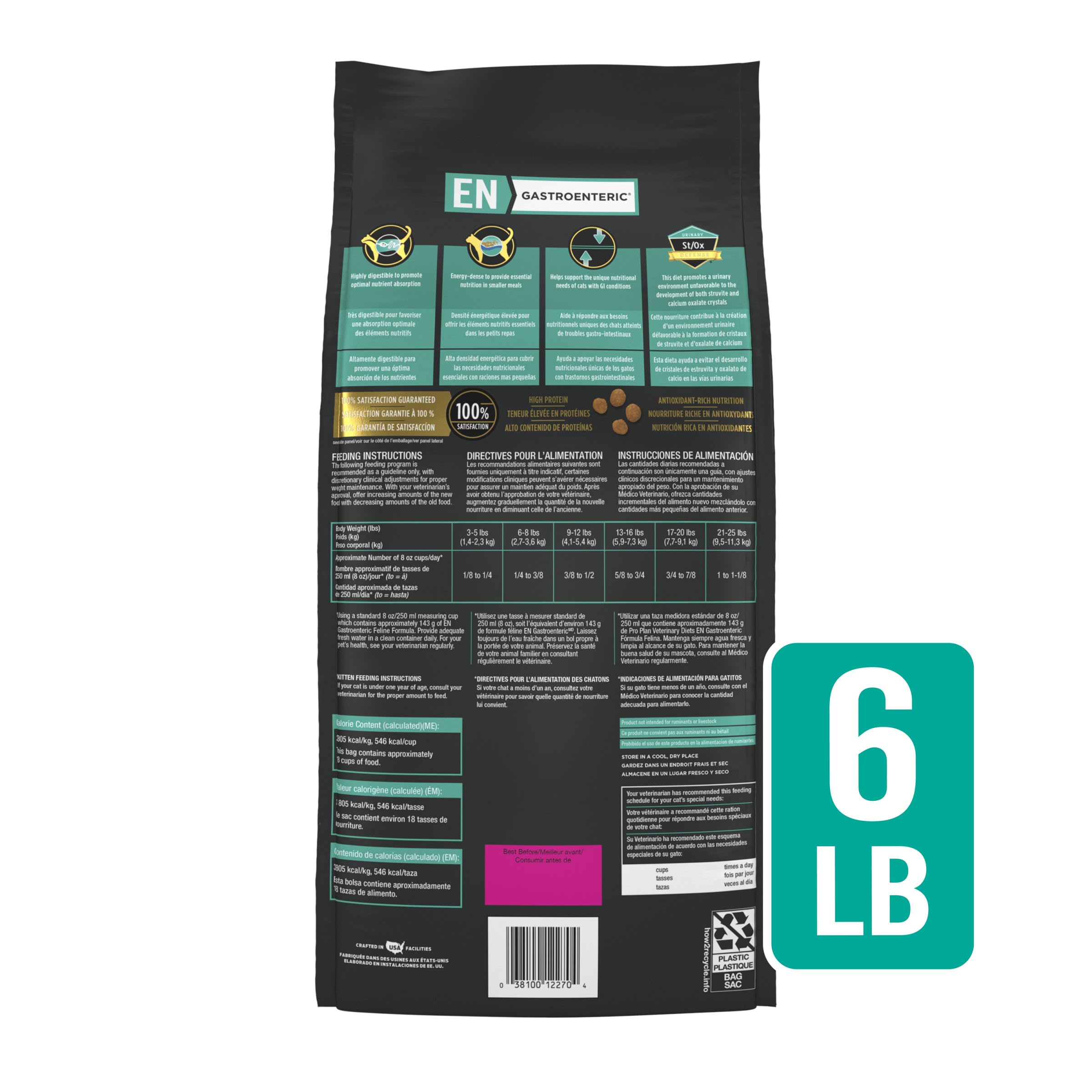 Purina Pro Plan Dietas Veterinarias vitaminas B y nutrientes clave