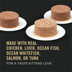 Purina Pro Plan Gatito Pate, 3 oz, pollo, digestión suave.