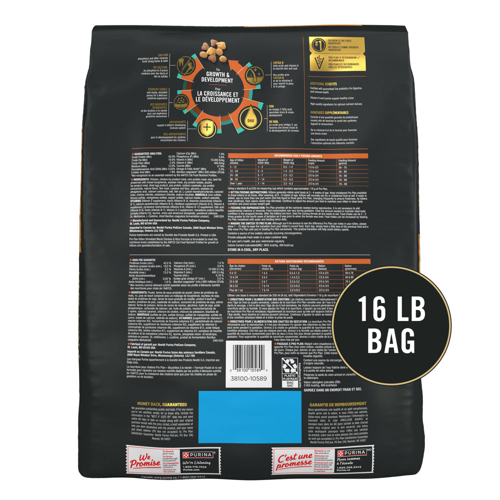 Purina Pro Plan Gatitos probióticos garantizados para digestión e inmunidad