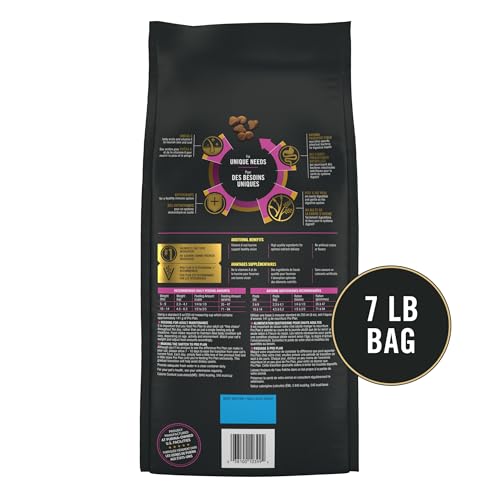 Purina Pro Plan bolsa de 7 libras, fácil de almacenar.