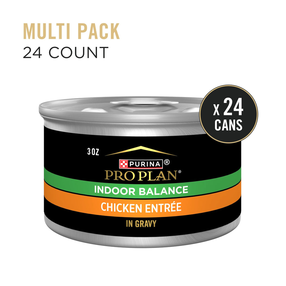Purina Pro Plan Indoor Balance con salsa, ayuda a mantener un peso saludable