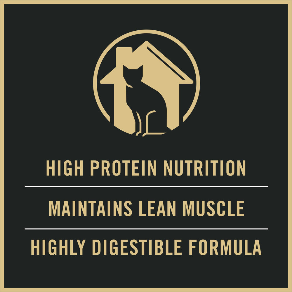 Purina Pro Plan Indoor omega 6 y vitamina A, piel y pelaje saludables.