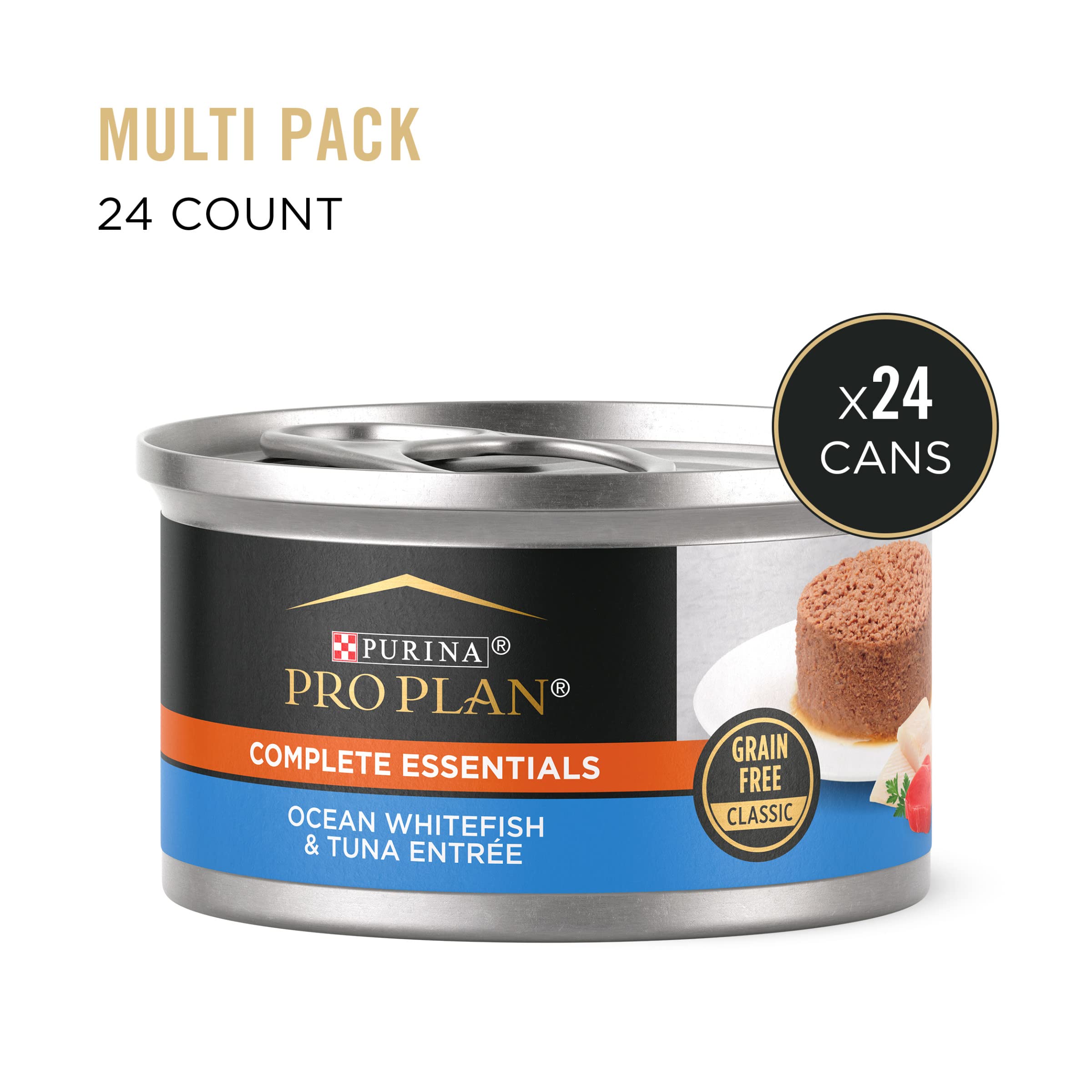 Purina Pro Plan ingredientes de alta calidad con marinos para gatos.