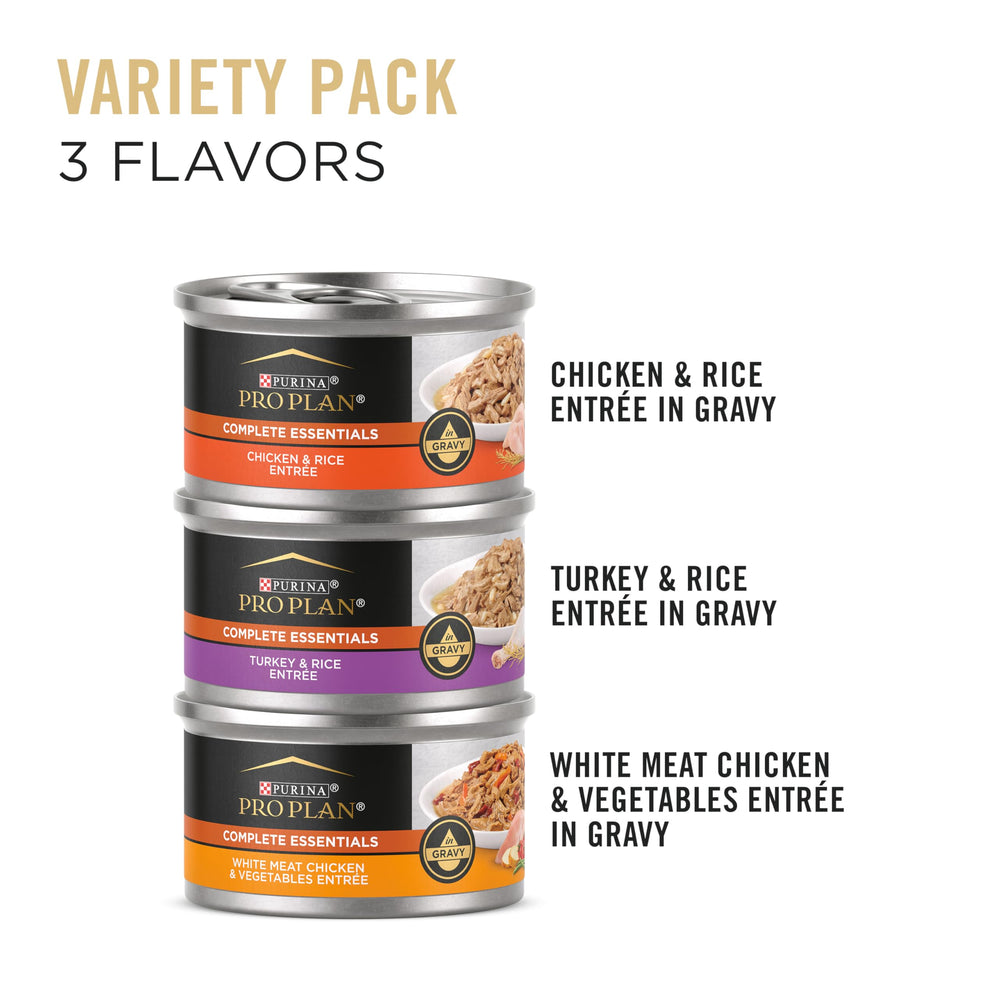 Purina Pro Plan lata de pavo sabrosa, aporta variedad y nutrición que apoya la salud general.