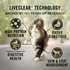 Purina Pro Plan LIVECLEAR: granulitos crocantes para dieta con pavo y avena.