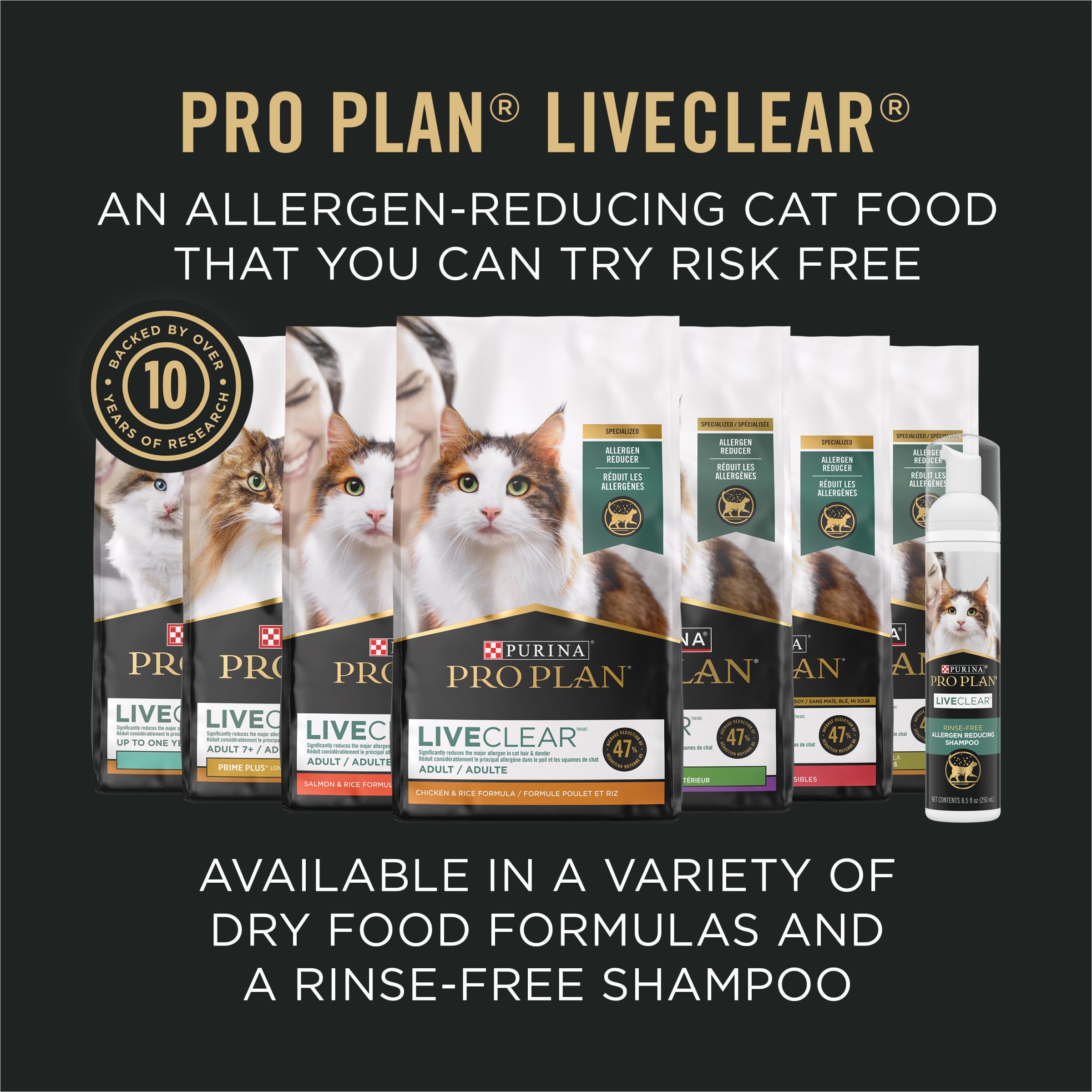 Purina LIVECLEAR Indoor apoya la digestión con fibra y probióticos.